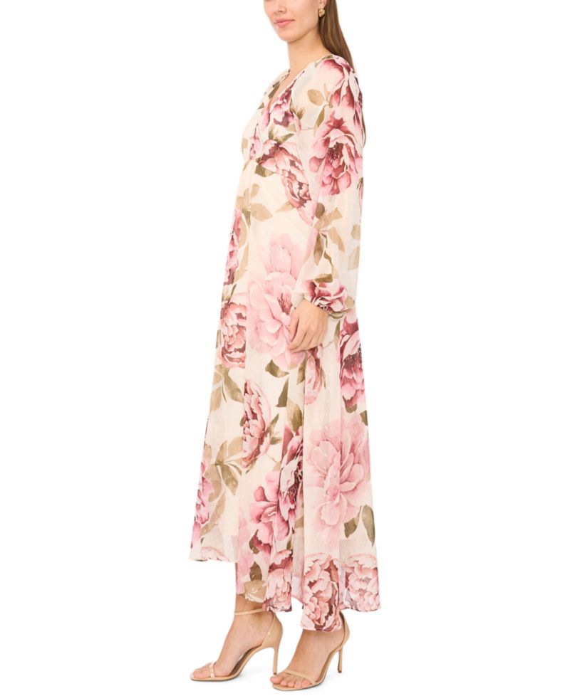 Women's V-Neck Maxi Dress