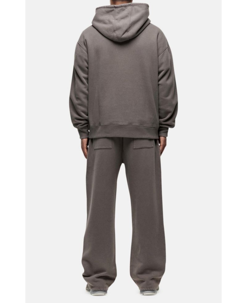 Men's Vintage Washed Taupe Oversized Hoodie