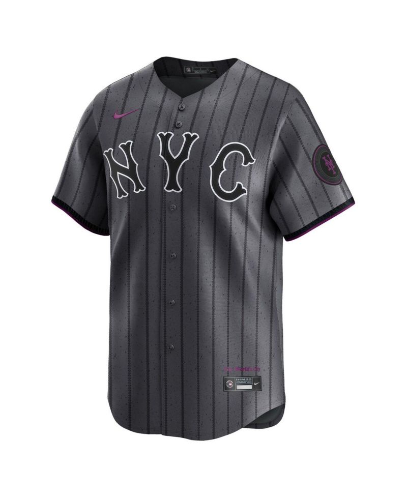 Men's Juan Soto Gray New York Mets City Connect Limited Jersey