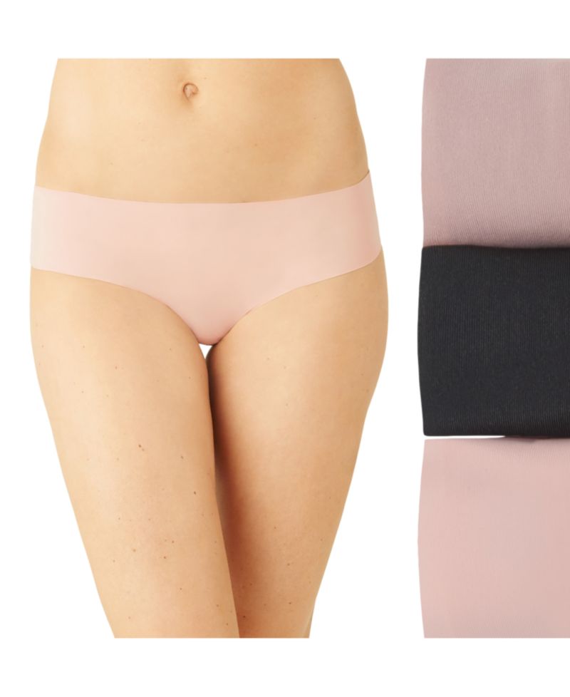 Women's 3-Pk. b.bare Cheeky Tanga Underwear 970467