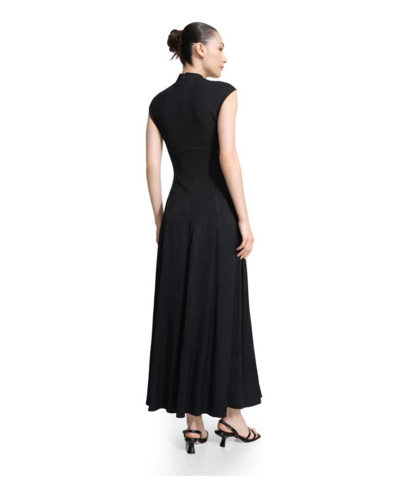 Women's Haru High-Neck Drop-Waist Maxi Dress