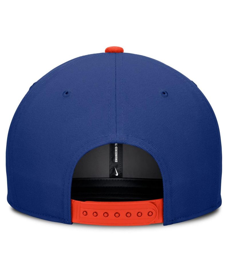 Men's Royal/Orange New York Mets Pro Performance Snapback Hat