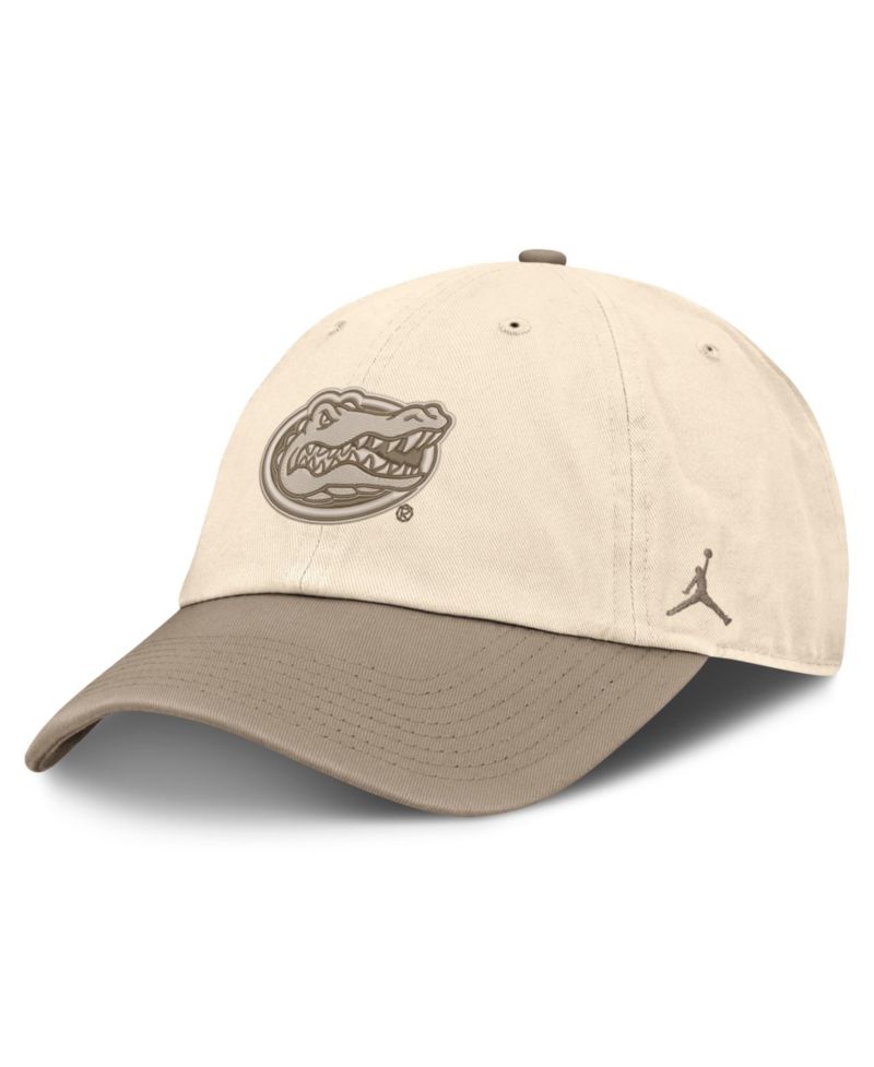 Men's Natural/Khaki Florida Gators Two-Tone Club Adjustable Hat