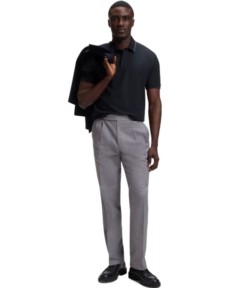 Men's Cotton Piqu&eacute; Regular-Fit Polo Shirt