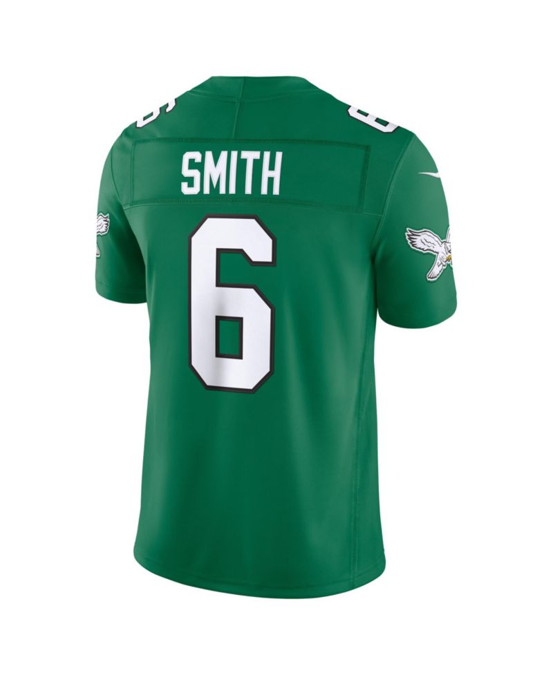 Men's DeVonta Smith Kelly Green Philadelphia Eagles Vapor F.U.S.E. Stitched Limited Jersey