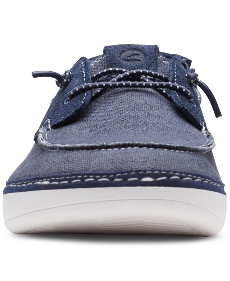 Men's Higley Tie Slip-On Canvas Boat Shoes
