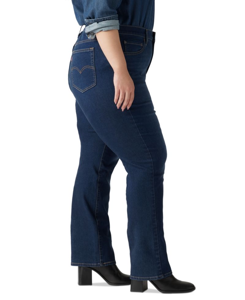 Plus Size Chelsea High-Rise Straight-Leg Jeans