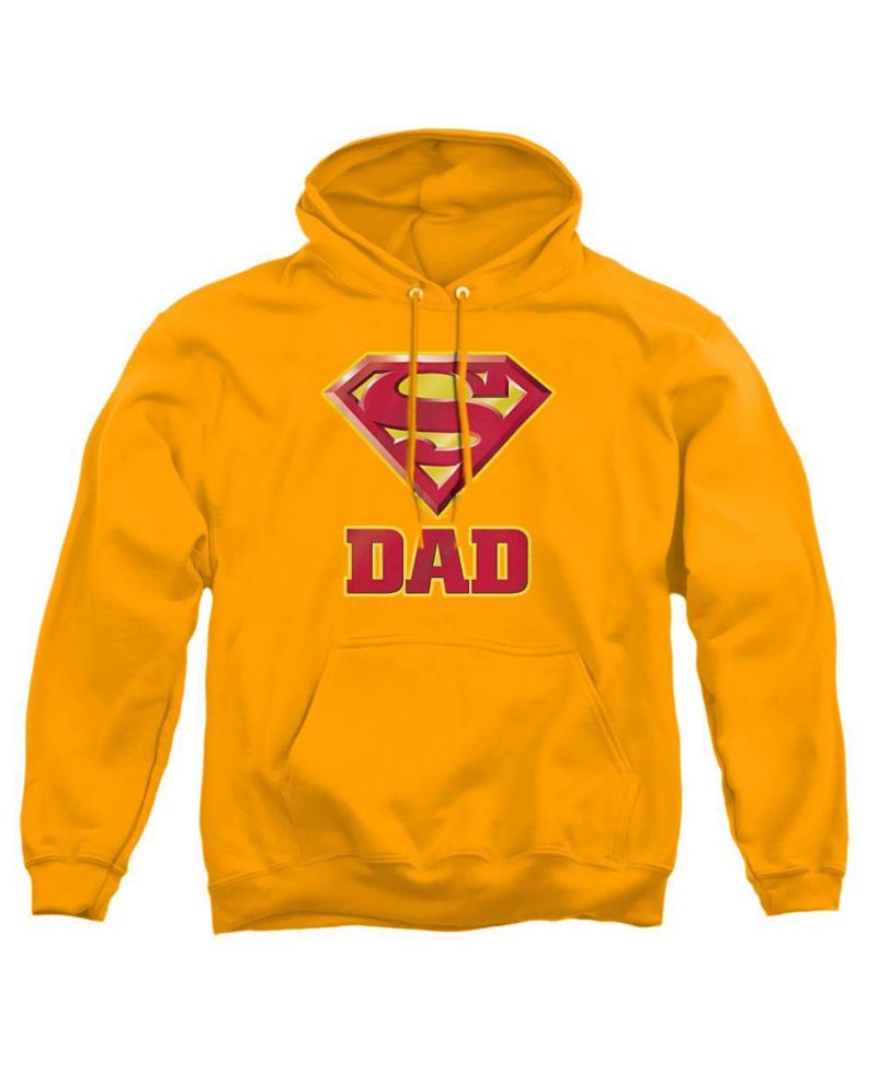Men's Super Dad Graphic Pull-Over Hoodie
