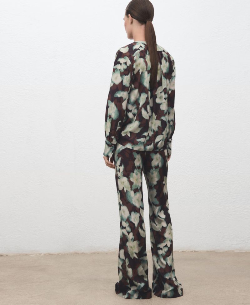 Women's Printed Flared Pants