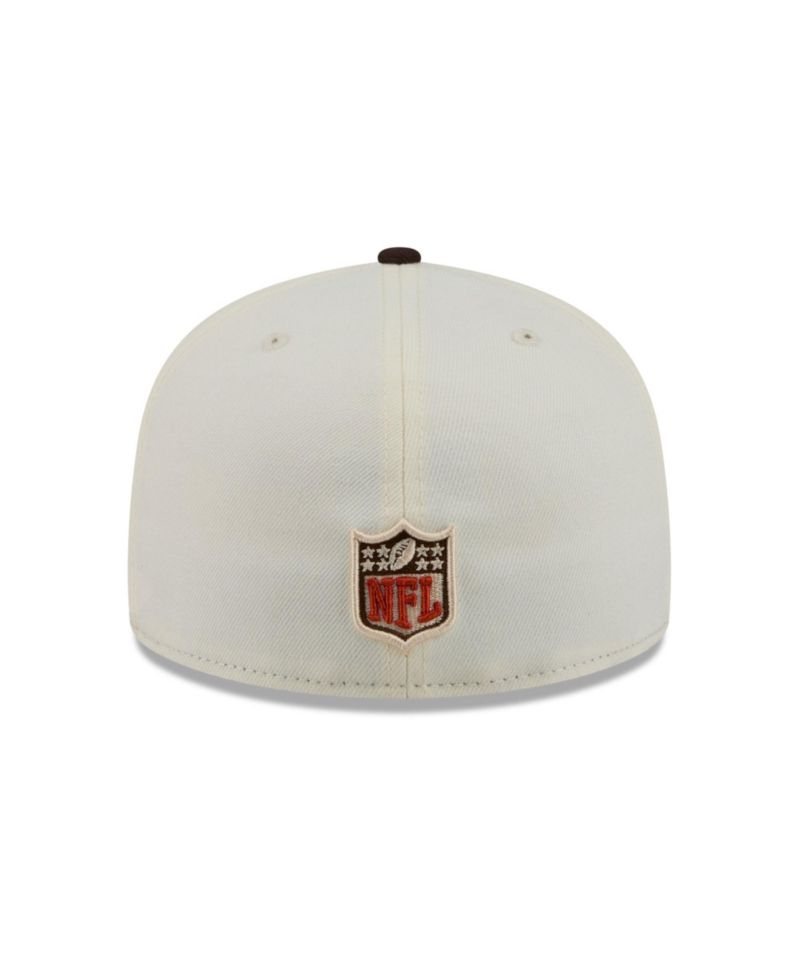 Men's Cream/Brown Seattle Seahawks Pumpkin Spice 59FIFTY Fitted Hat
