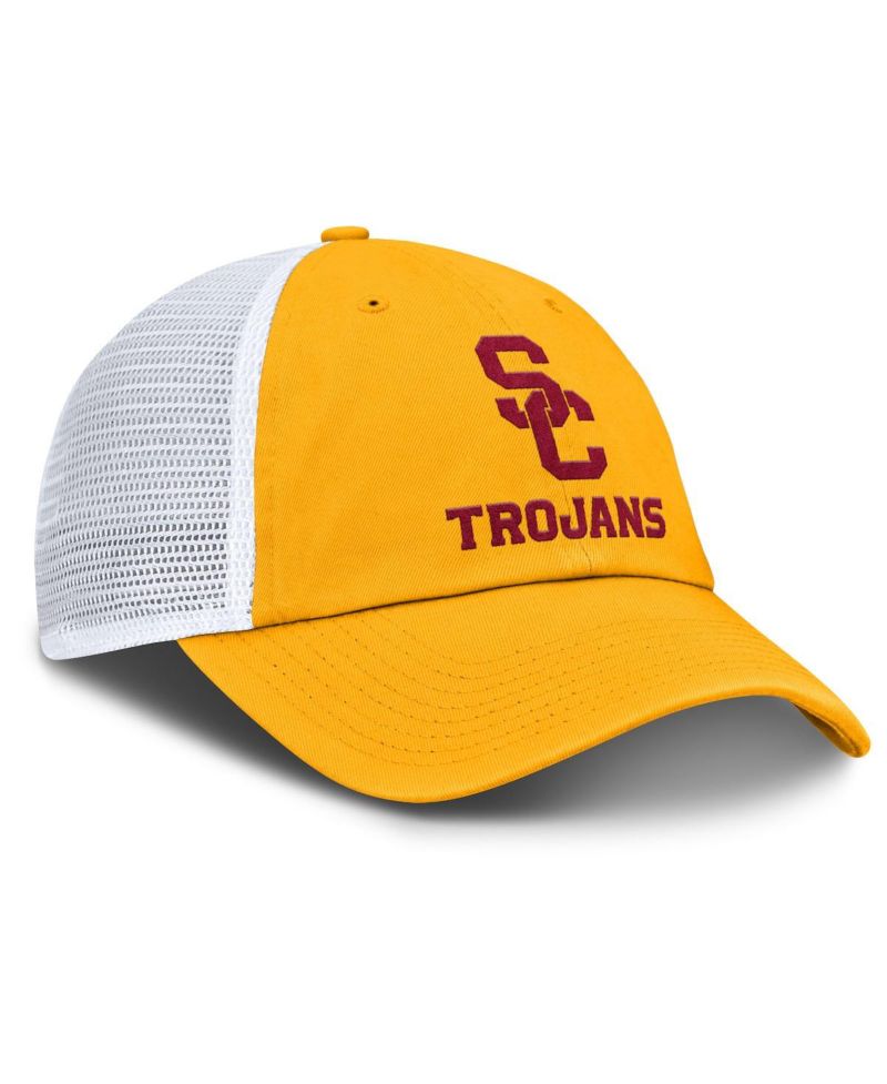 Men's Gold USC Trojans Club Trucker Adjustable Hat