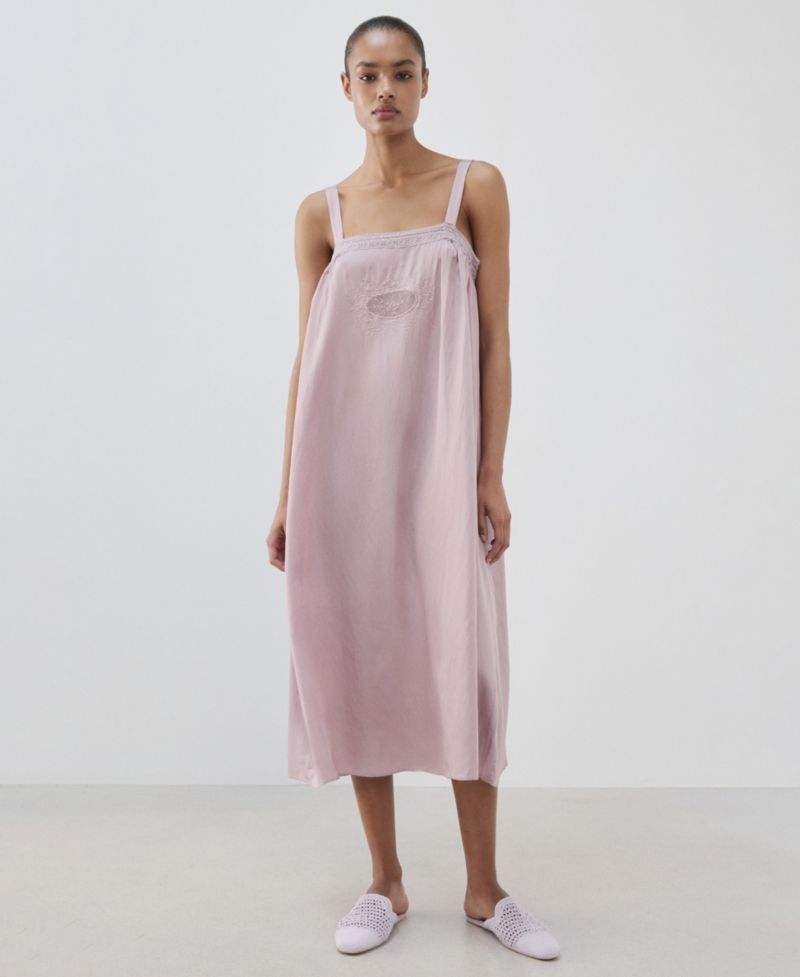 Women's Openwork Details Nightgown