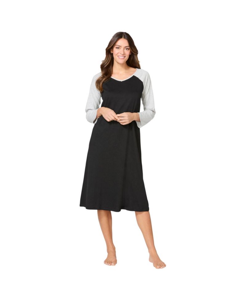 Plus Size Body Baseball Sleepshirt