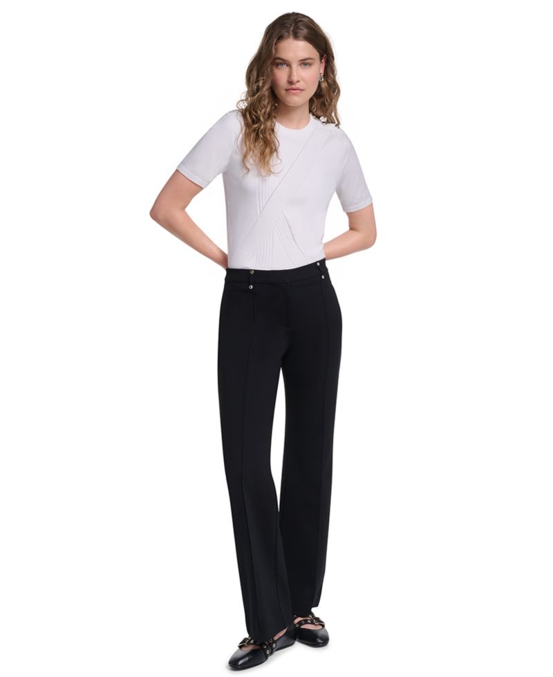 Petite Silky Pull-On Pants