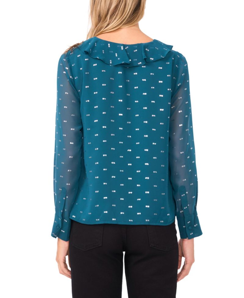 Women's Long-Sleeve V-Neck Top