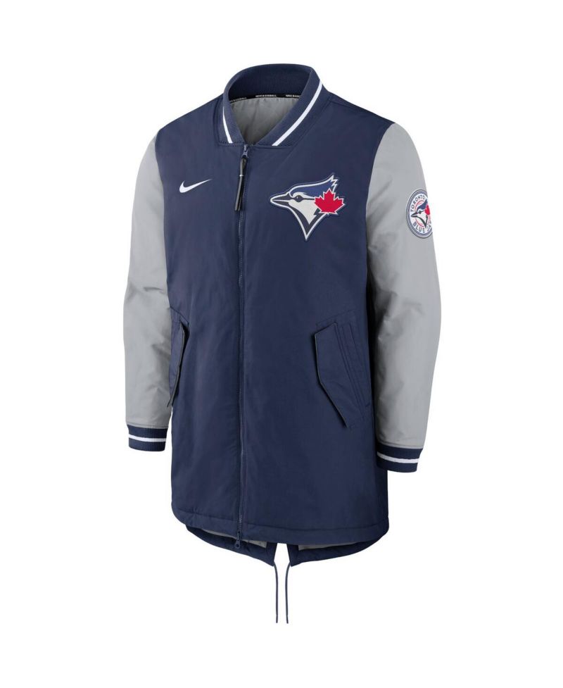 Men's Navy Toronto Blue Jays Dugout Performance Full-Zip Jacket