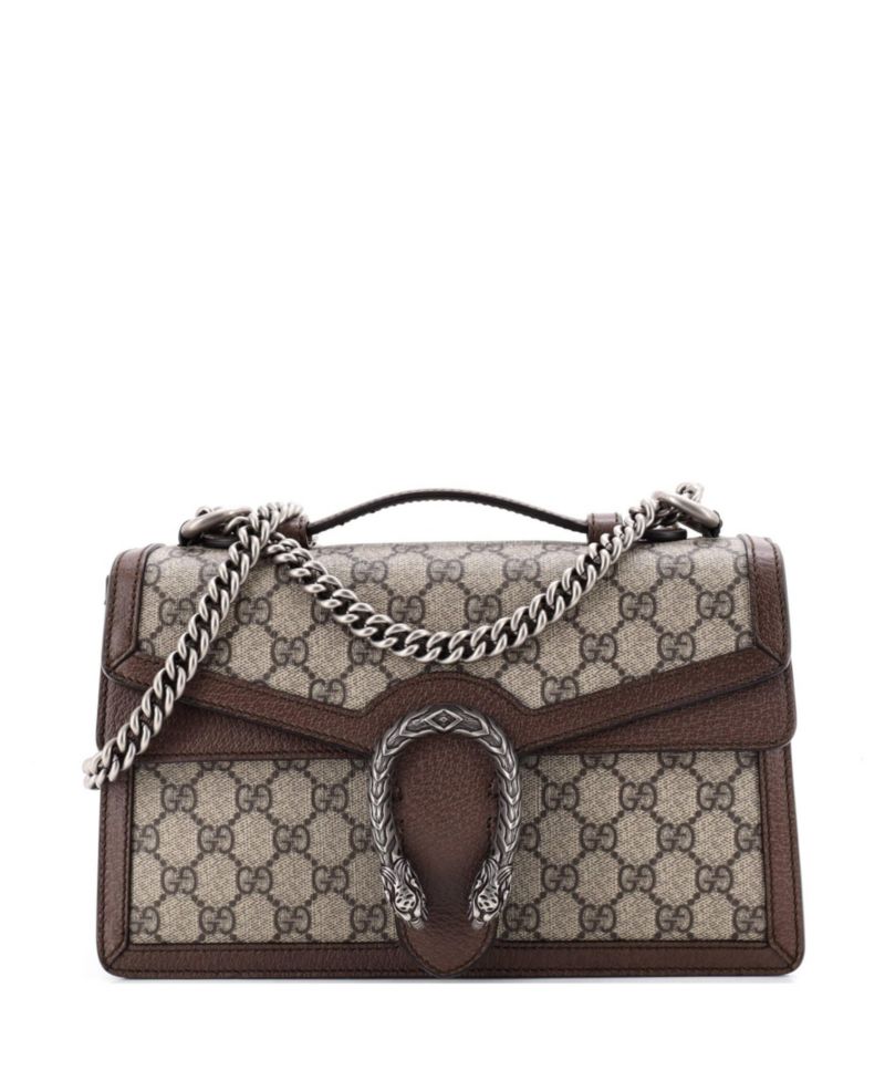 Small Dionysus Top Handle Chain Bag GG Coated Canvas