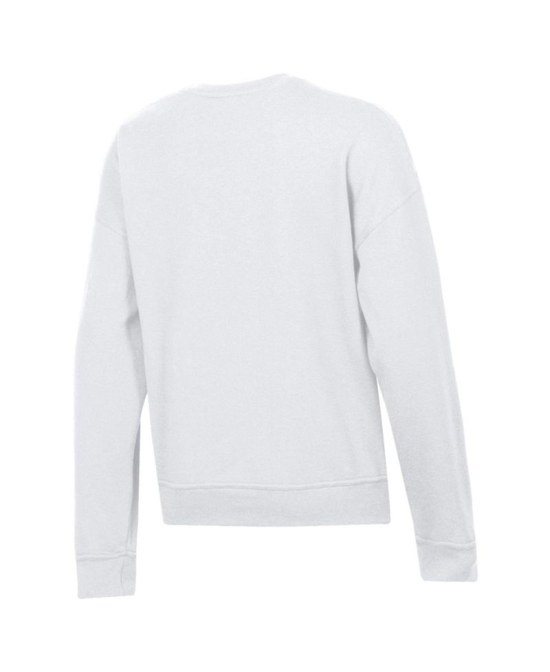 Women's White Tennessee Volunteers Teddy Bear Fleece Sweatshirt