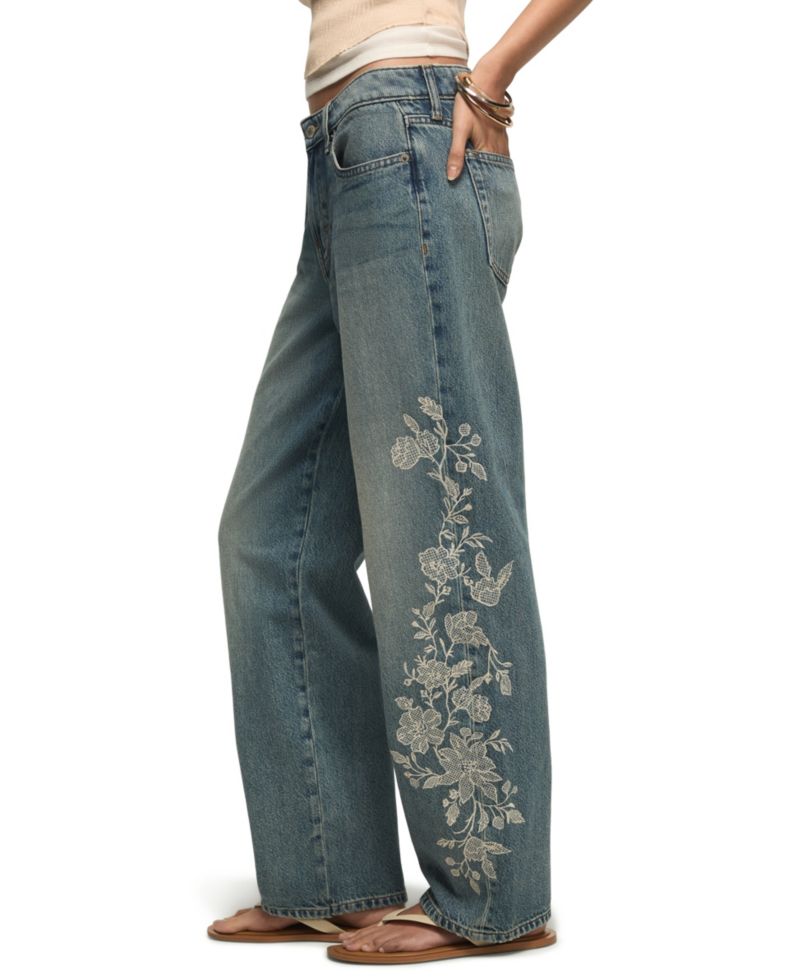 Women's Relaxed-Fit Low-Rise Baggy Jeans