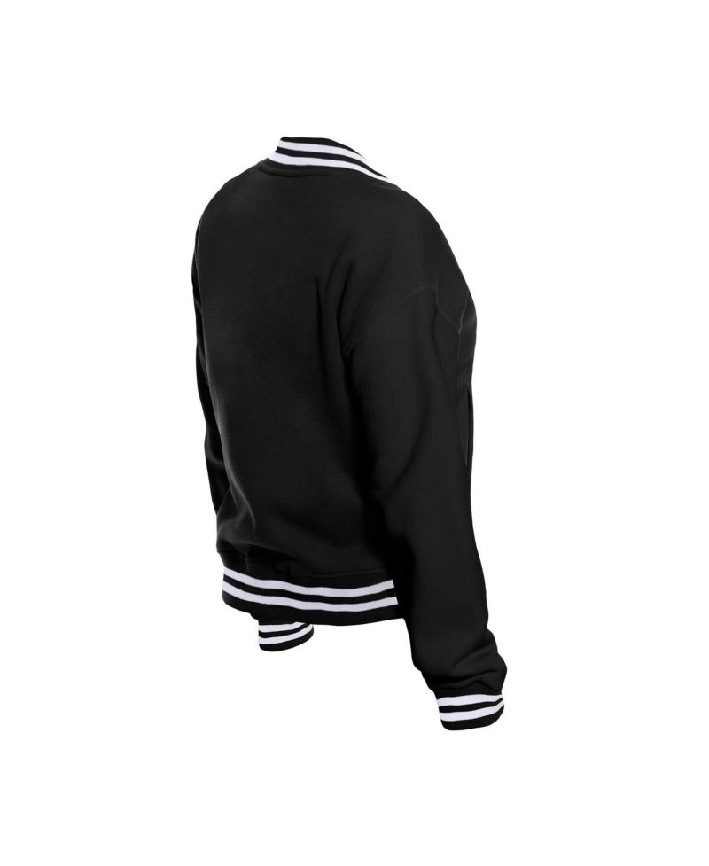 Women's Black Pittsburgh Steelers Throwback Fleece Full-Snap Jacket