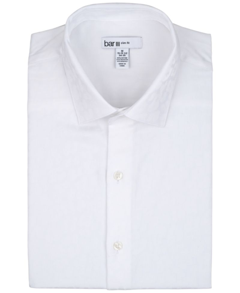 Men's Slim-Fit Leopard Print Dress Shirt