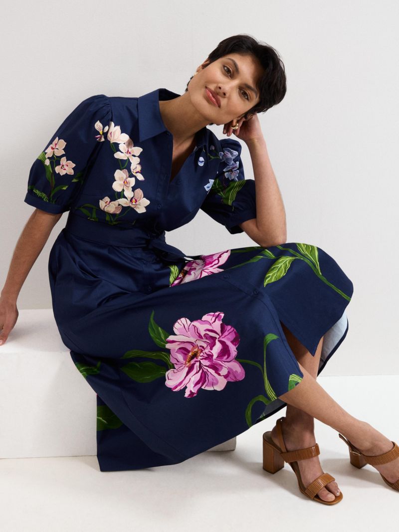 Women's Kerrie Floral Shirt Dress