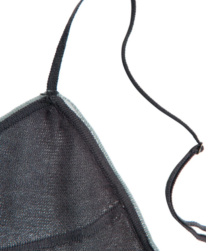 Women's Sheer Crop V-Neck Top