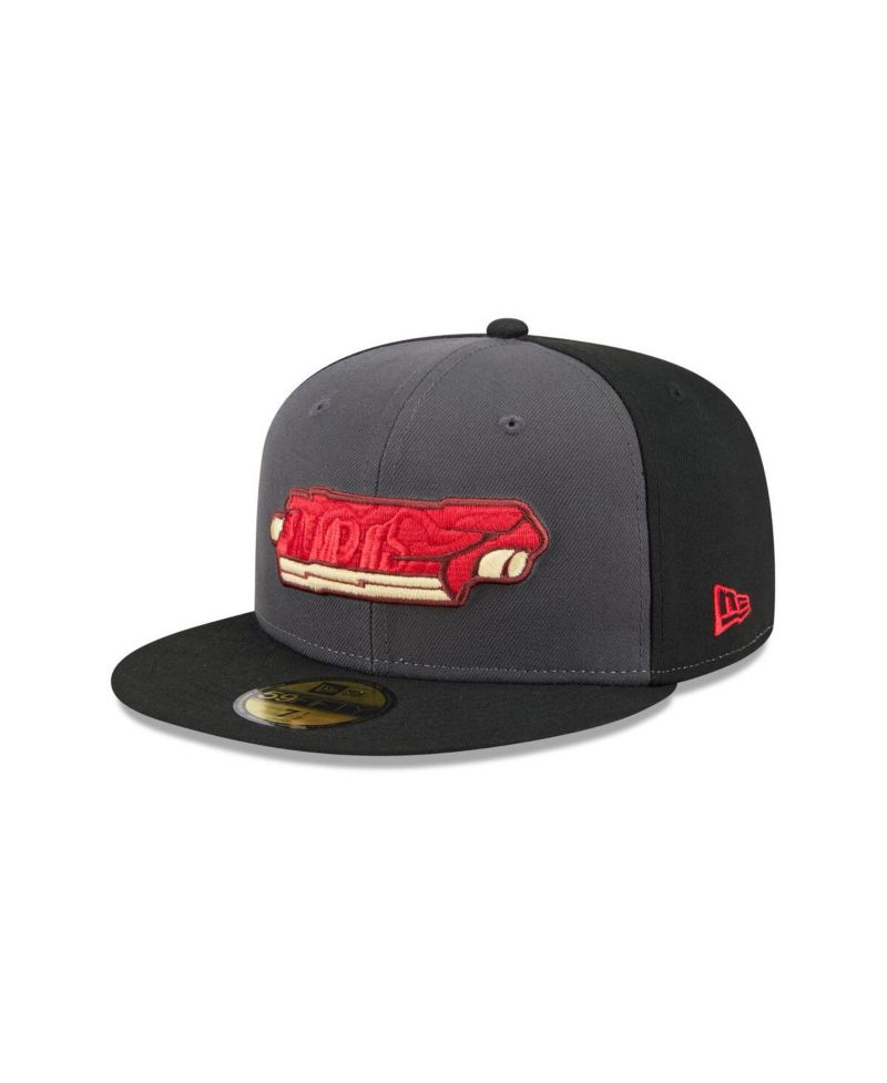 Men's Gray Memphis Redbirds Theme Nights 59FIFTY Fitted Hat