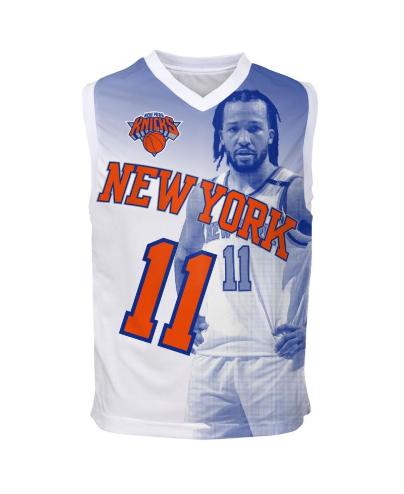 Big Boys and Girls Jalen Brunson Blue New York Knicks Hometown Fashion Jersey