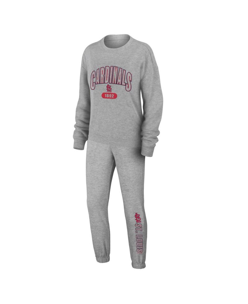 Women's Gray St. Louis Cardinals Knitted Lounge Set