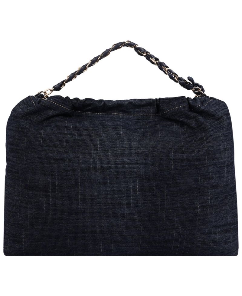 Women's Vintage Chain Denim Hobo Bag