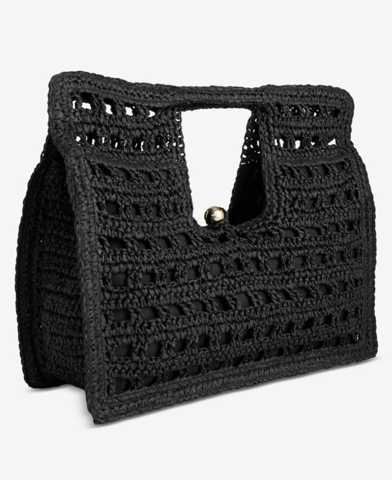 Square Straw Tote Bag
