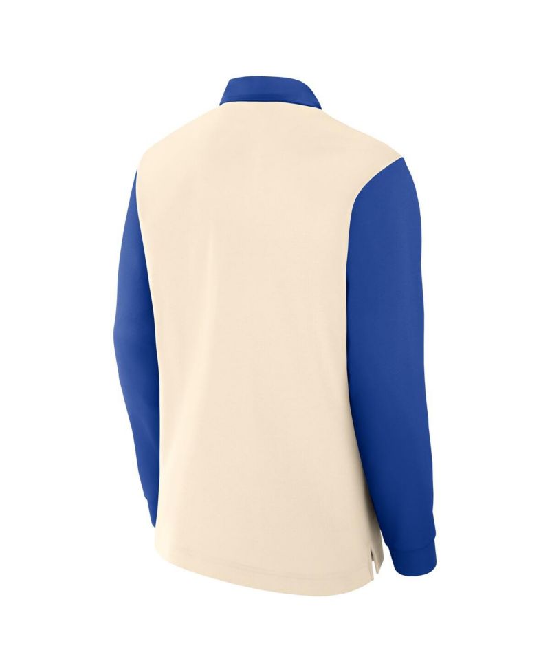 Men's Cream/Royal Florida Gators Rugby Long Sleeve Shirt