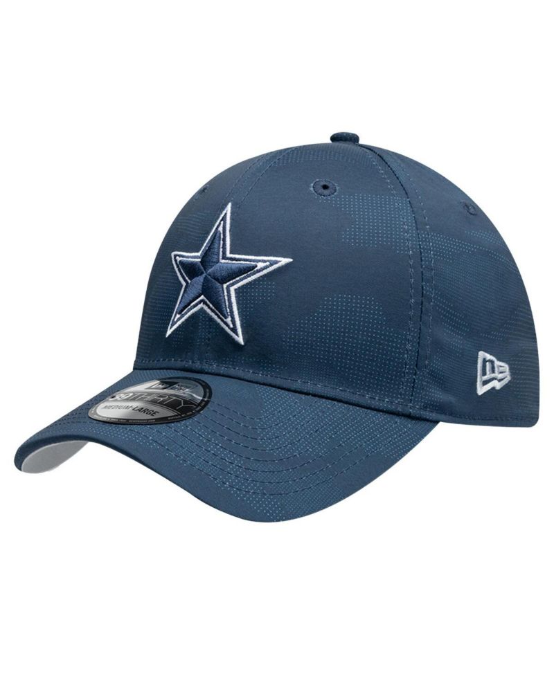 Men's Navy Dallas Cowboys Tonal Camo 39THIRTY Flex Hat