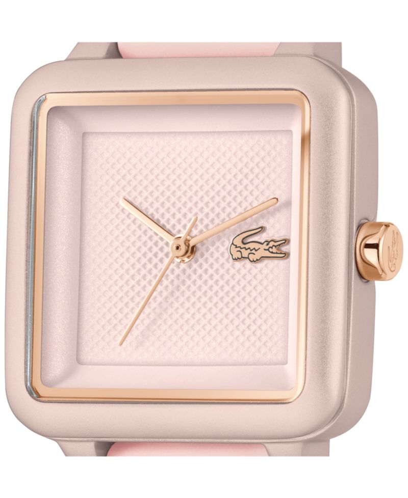 Women's Lacoste 12.12 Flow Pink Silicone Strap Watch 26mm