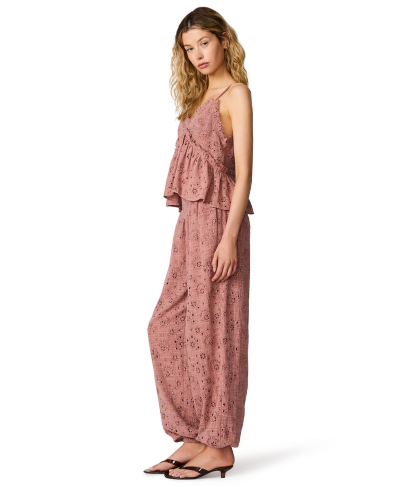 Women's Tillie Eyelet Pull-On Balloon Pants