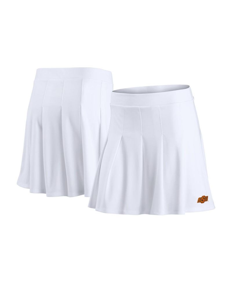 Women's White Oklahoma State Cowboys Heritage Primary Skirt