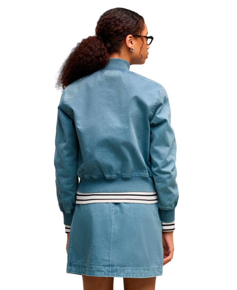 Women's Future Archive Washed-Twill Bomber Short Jacket