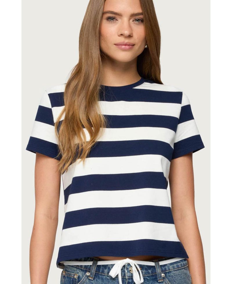 Women's Valetta Oversized Striped T Shirt