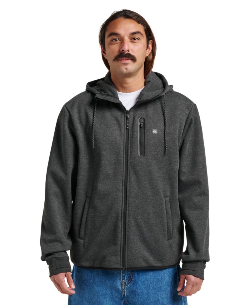 Quiksilver Men's Departure Zip Fleece Sweatshirt