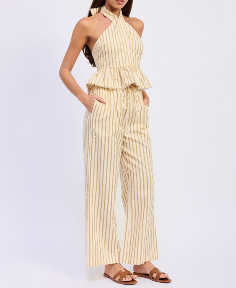 Women's Pull-On Self-Tie Waist Pants