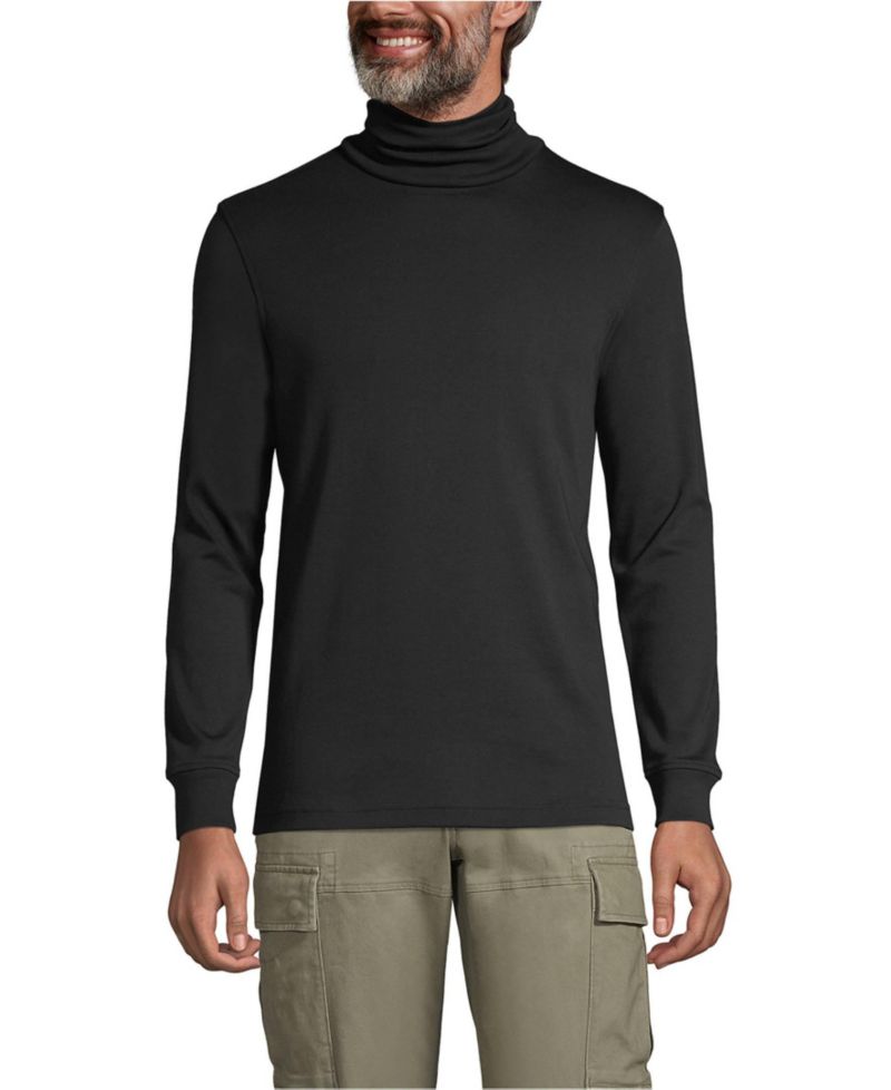 Men's Super Soft Supima Turtleneck T-Shirt