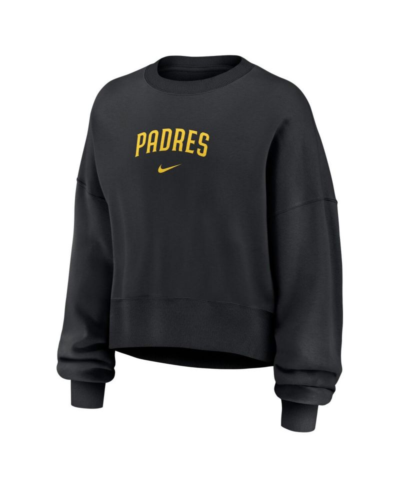 Women's Black San Diego Padres Oversized Primetime Sweatshirt