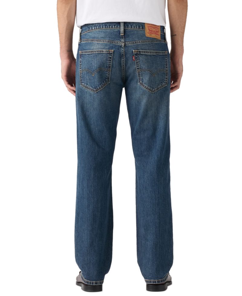 Мужские стрейчевые джинсы прямого кроя свободного кроя 559