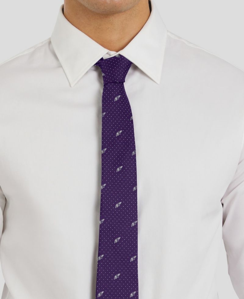 Men's Baltimore Ravens Game Day Polka Dot Tie