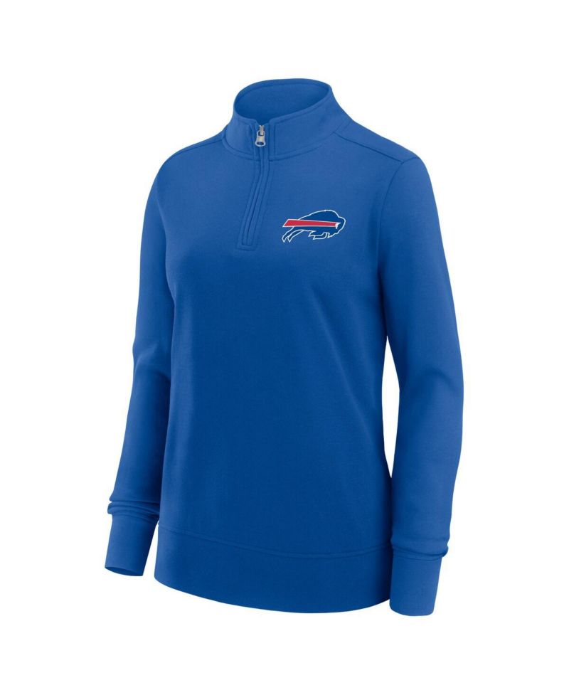 Women's Royal Buffalo Bills Velocity Quarter-Zip Jacket