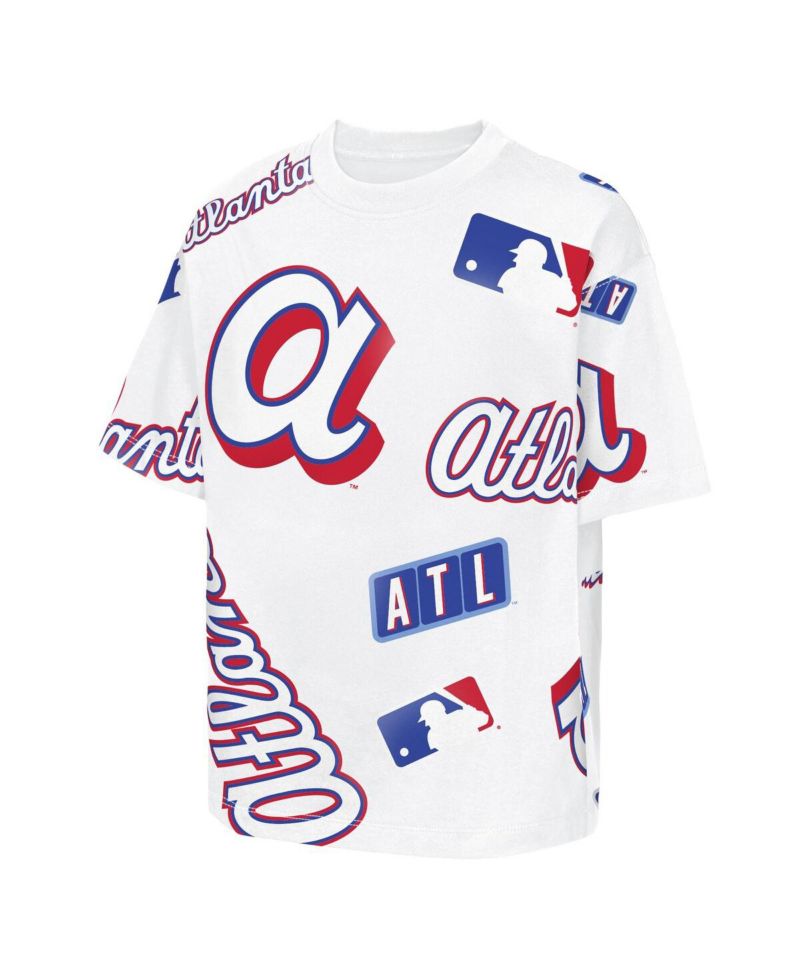 Big Boys and Girls White Atlanta Braves 2026 City Connect Circus Catch T-Shirt