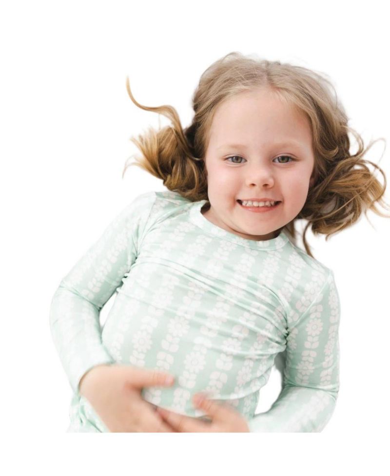 Baby Girls Mint Meadows Pajama Set