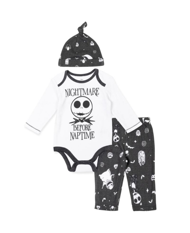 Baby Boys Bodysuit Pants and Hat 3 Piece Outfit Set