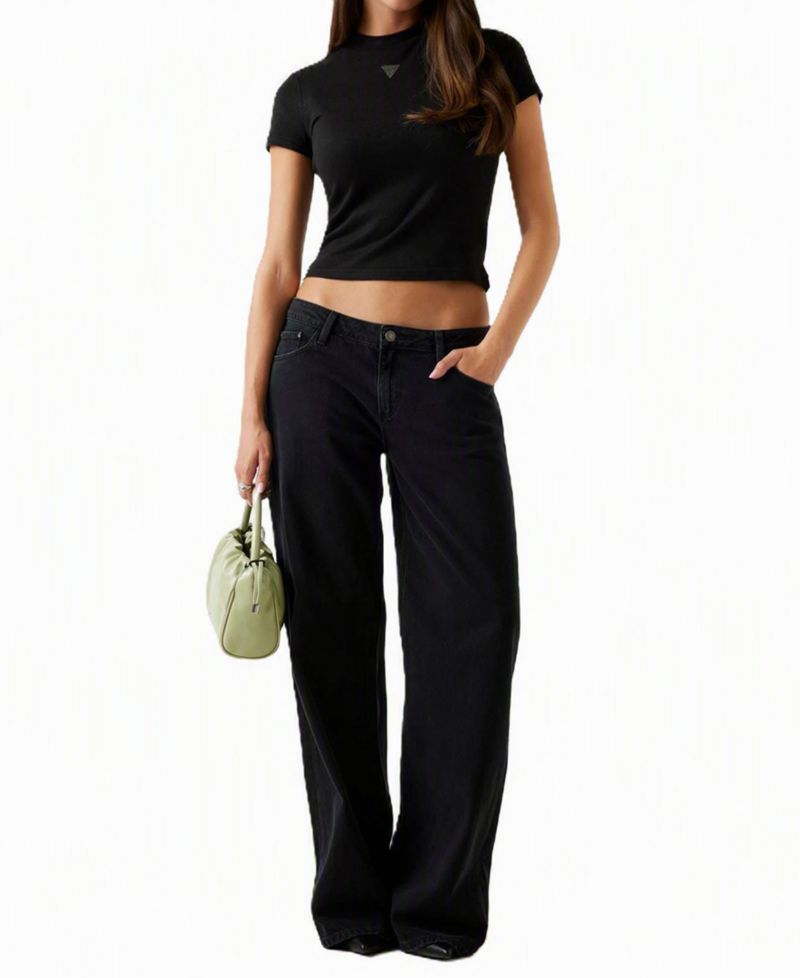 Women's Short-Sleeve Lucia Mock Neck Top